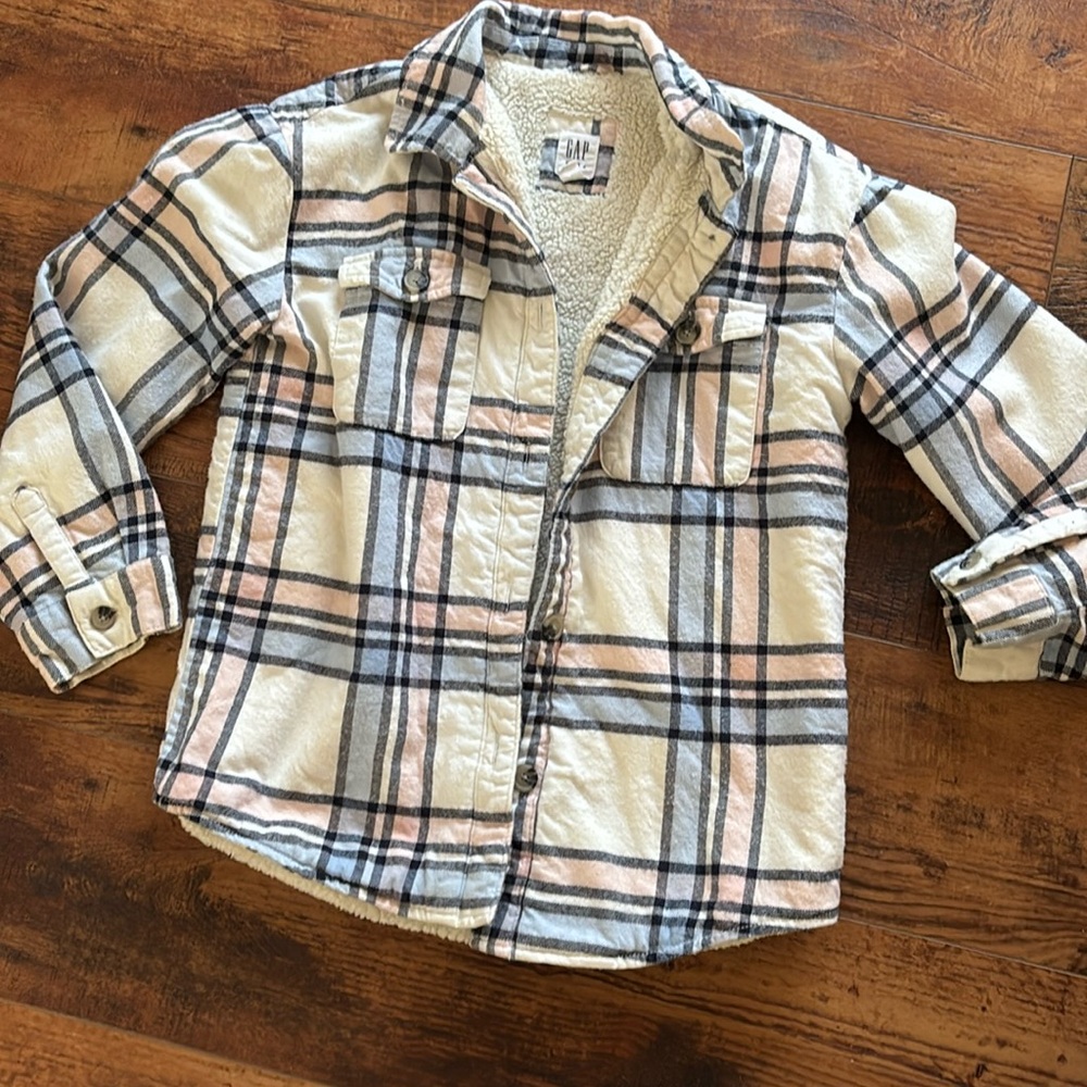 Girls Gap plaid Shacket sz. L/10